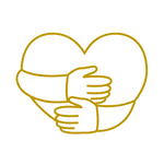 icoon van handen om een hart